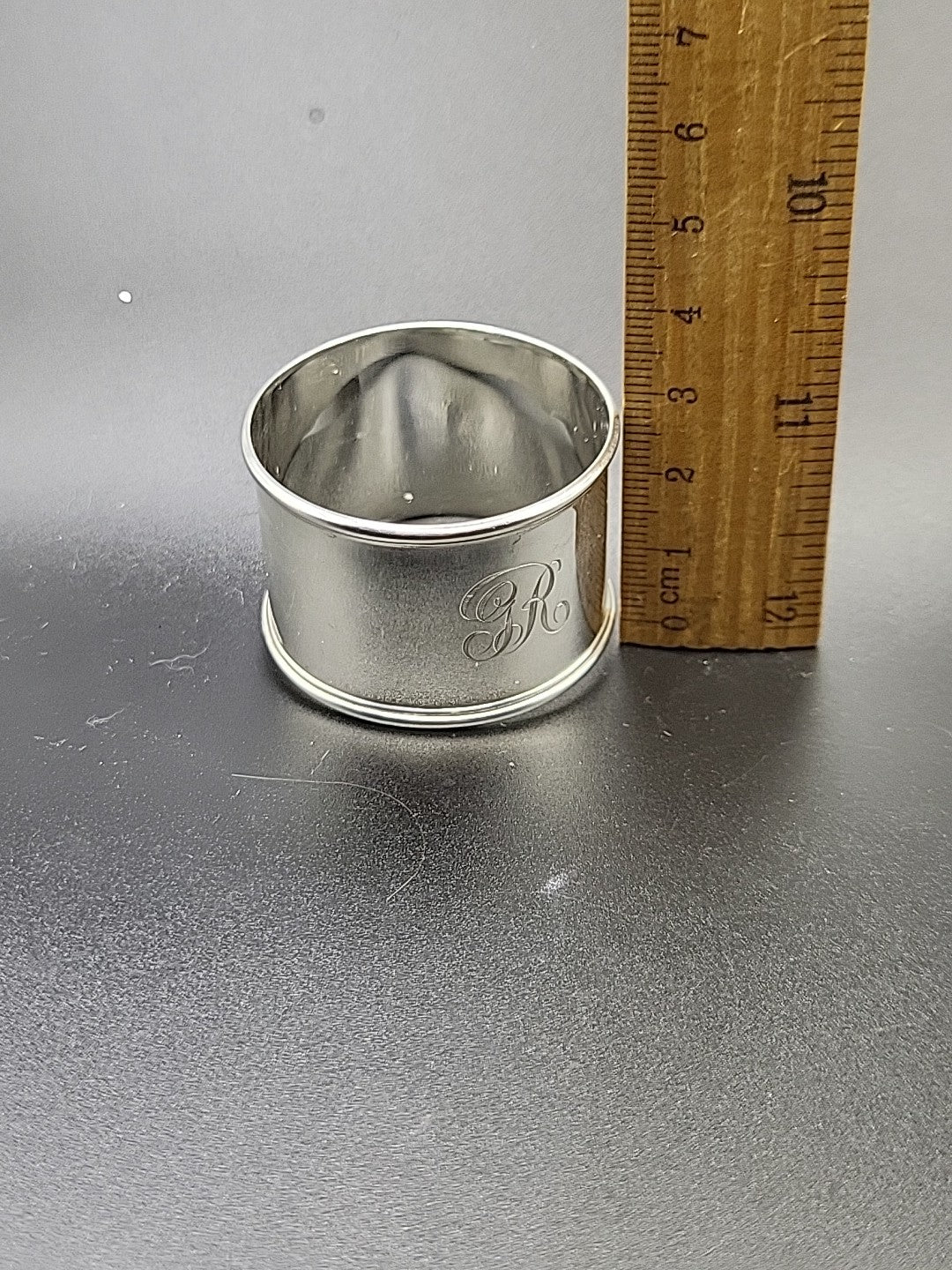 Antique 1921 Hallmarked Sterling Silver Napkin Ring Sheffield Atkin Brothers