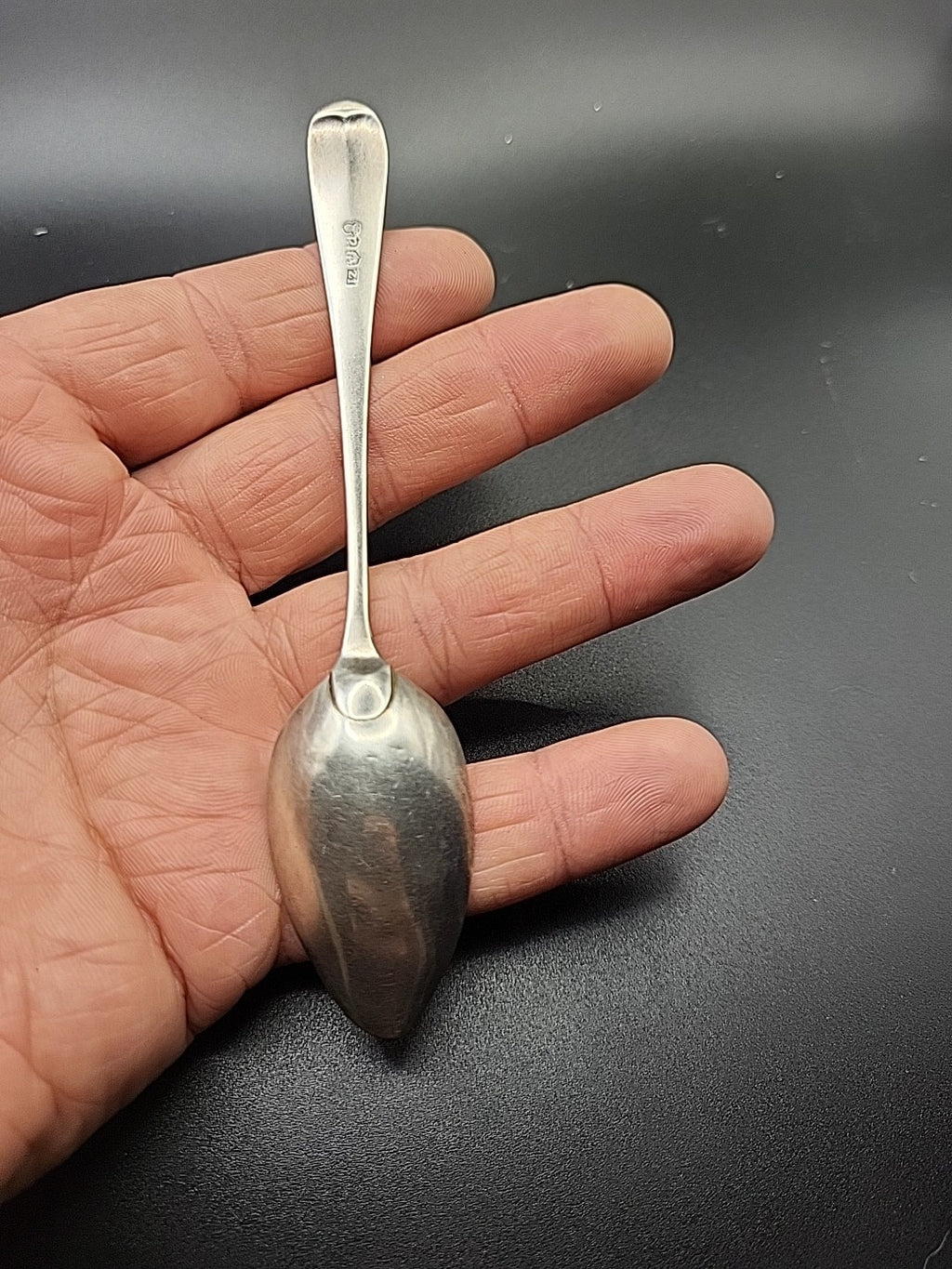 Antique Georgian Hallmarked Solid Silver Teaspoon 1806 Edinburgh John Zeigler
