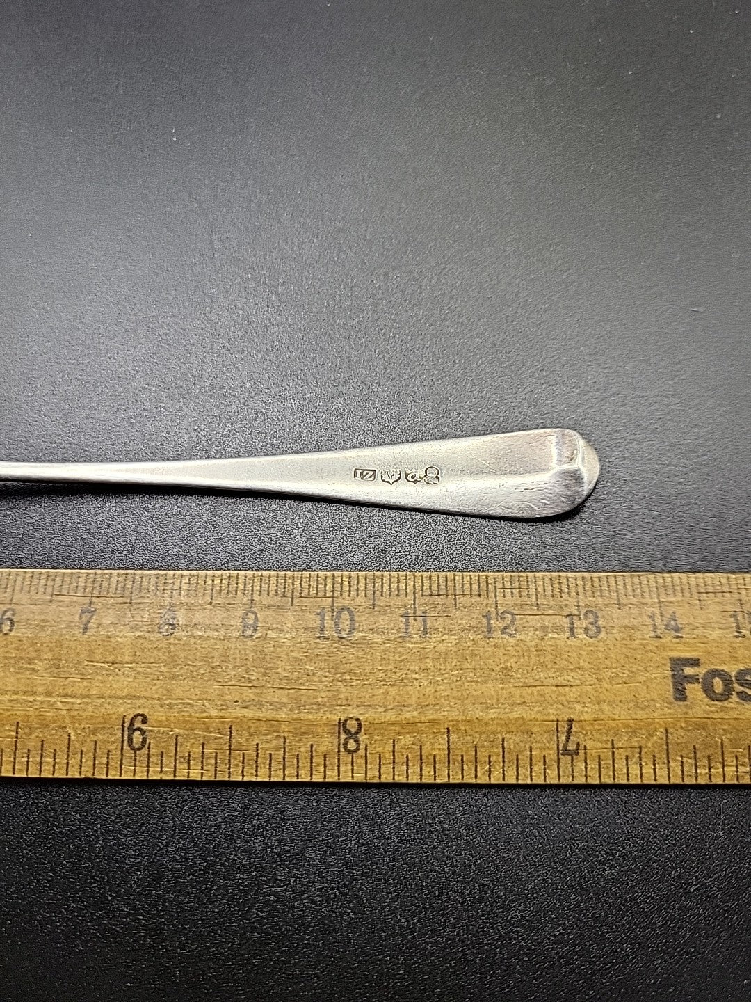 Antique Georgian Hallmarked Solid Silver Teaspoon 1806 Edinburgh John Zeigler
