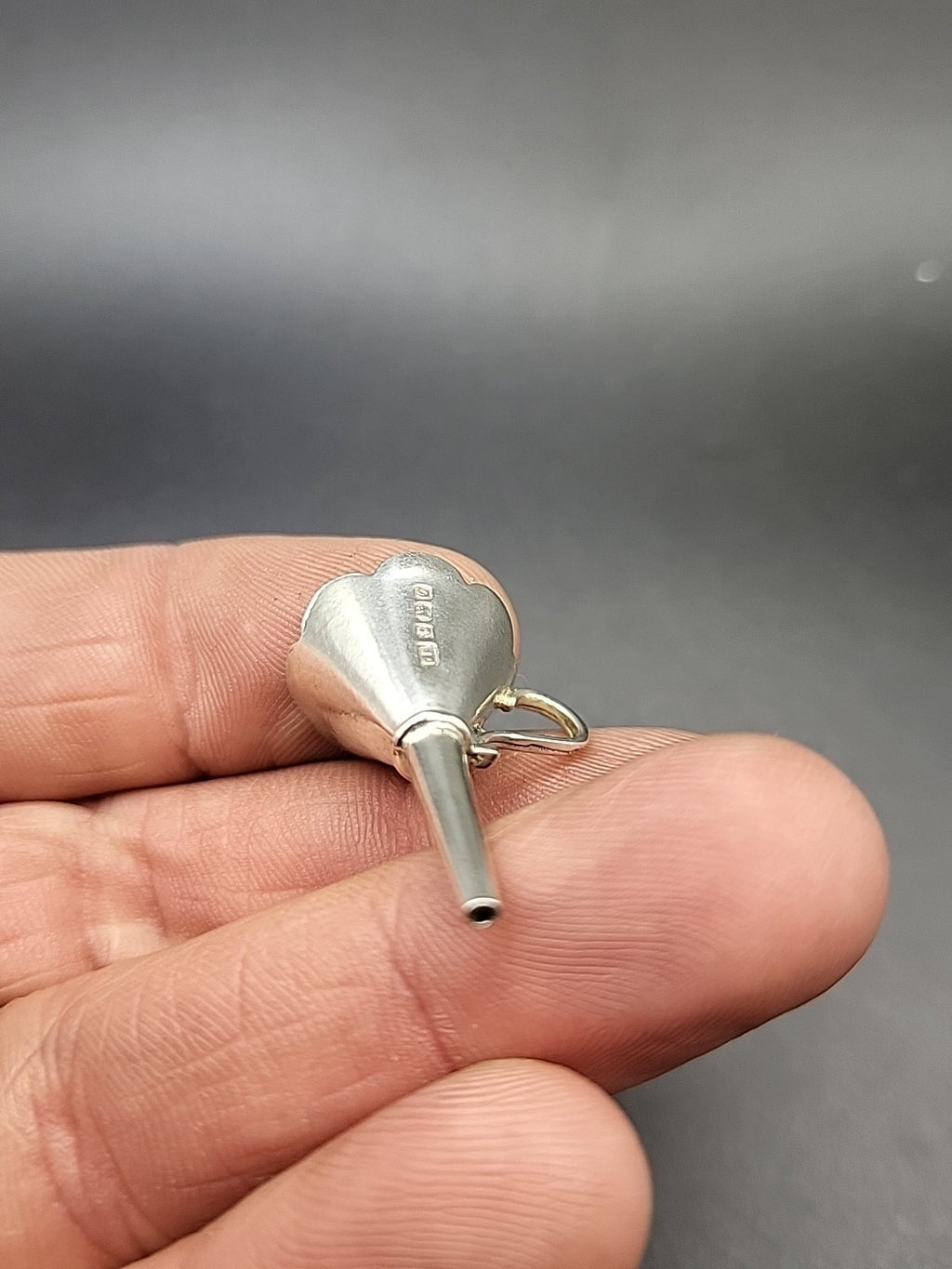 1988 Sterling Perfume Funnel Floral Design Solid Silver Hallmark Douglas Pell