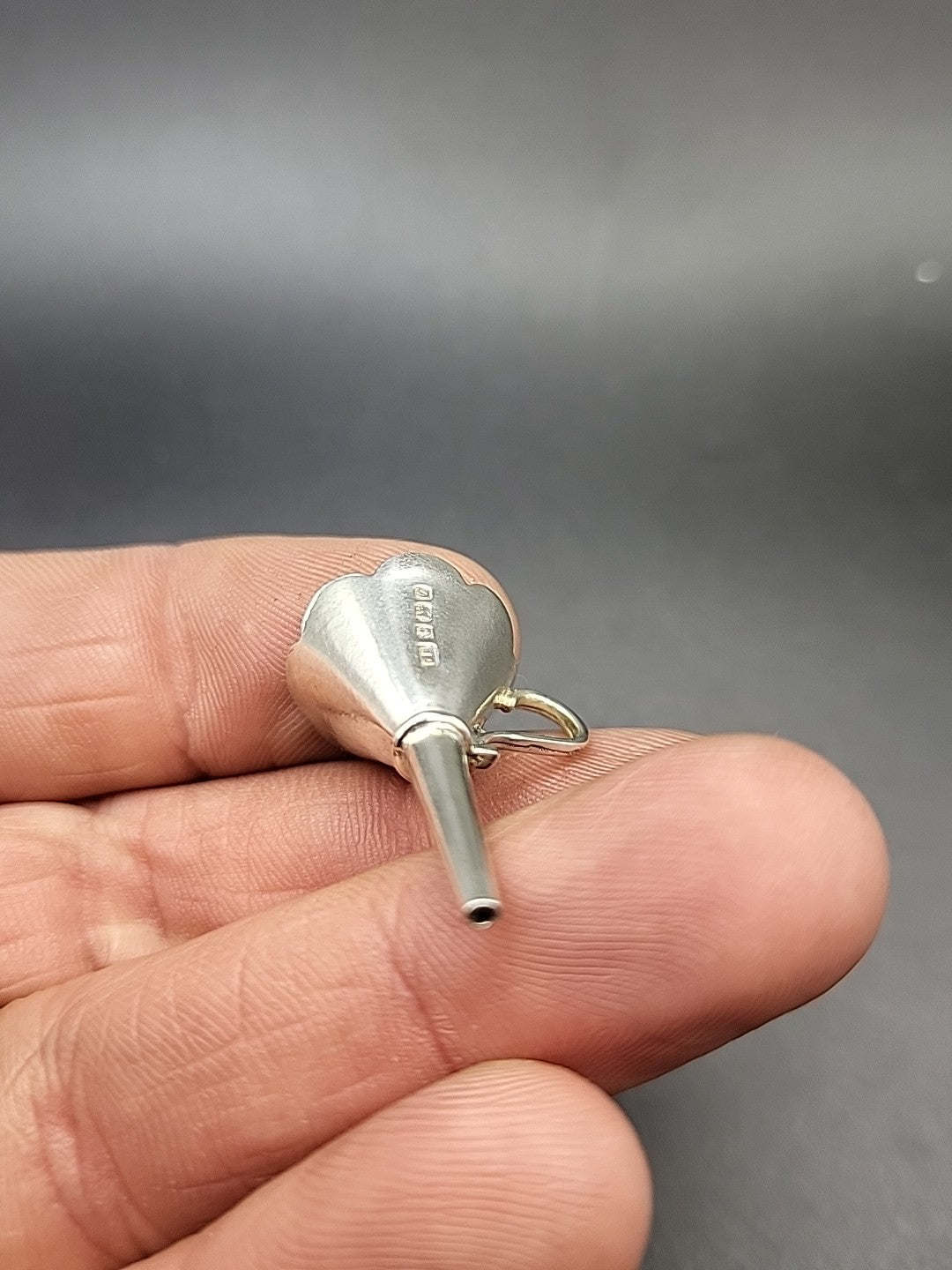 1988 Sterling Perfume Funnel Floral Design Solid Silver Hallmark Douglas Pell